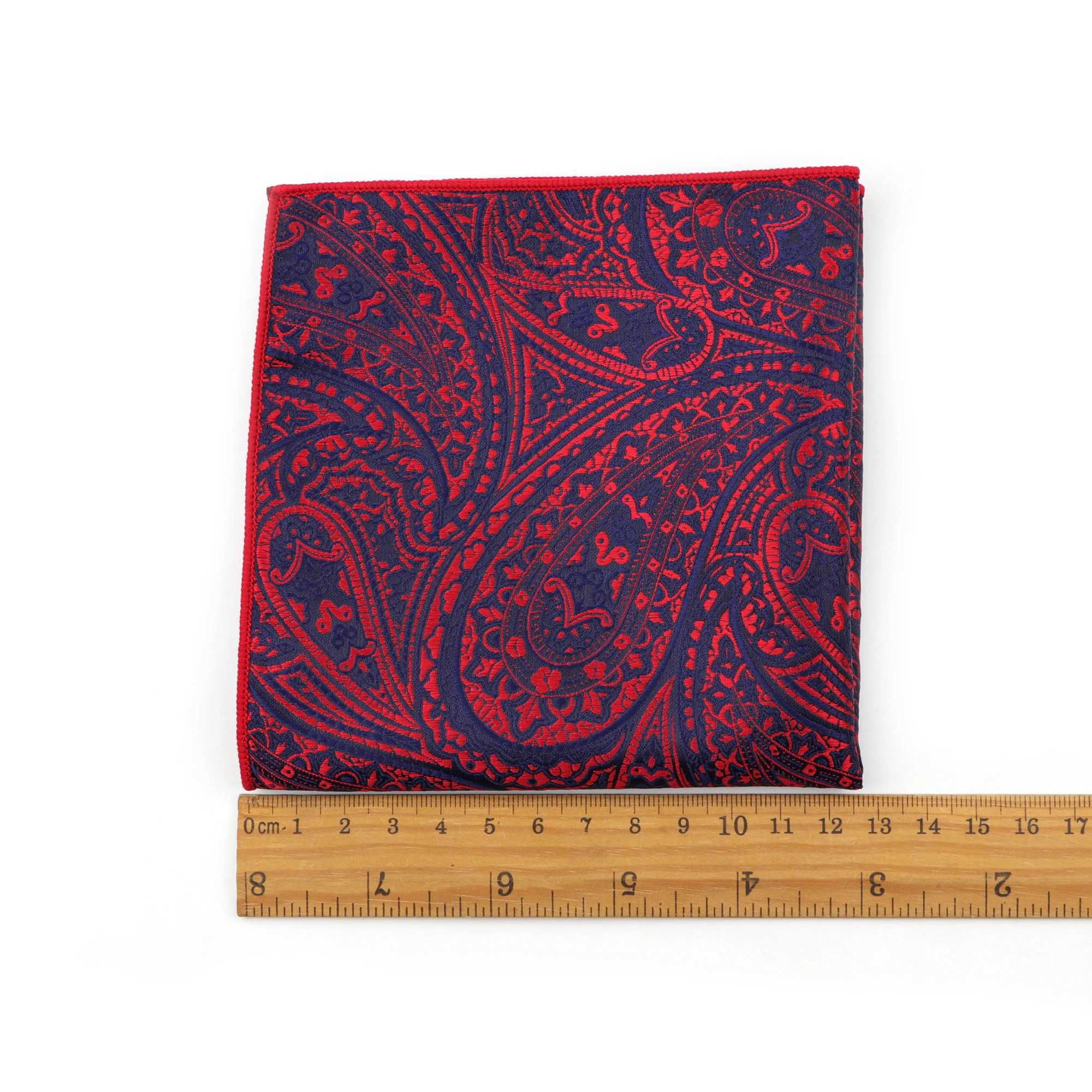 Mens Handkerchief Paisley Polyester Scarves Vintage Fabric Business Pocket Squares HankyX240921