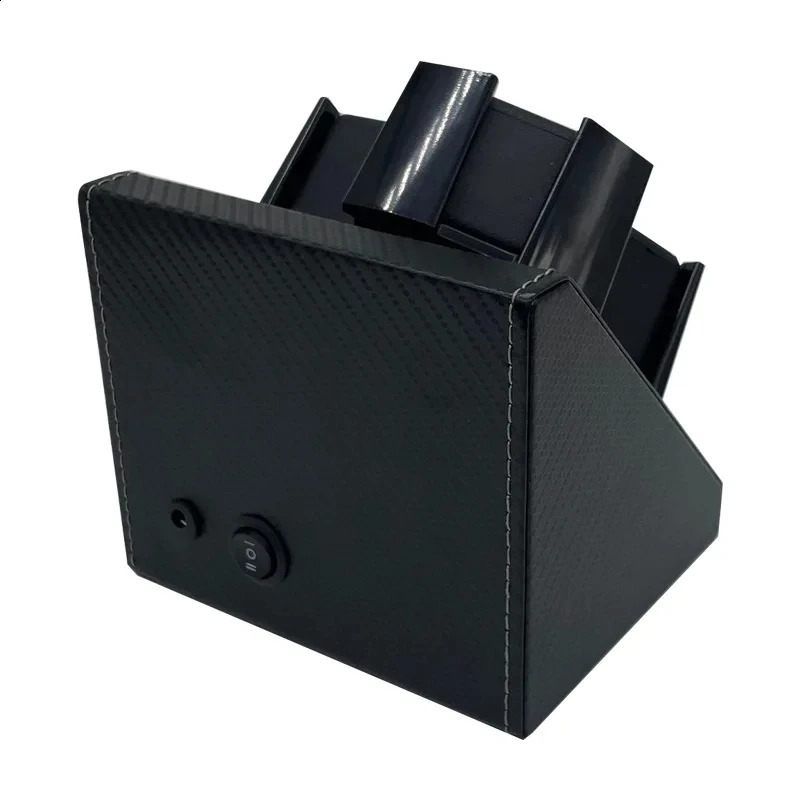 Watch Winder for Automatic Watches Automatic Winder for 3 Watches2 Rotation ModesPU Clock Storage Case Memory Cotton 240909