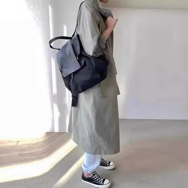 Trench Coat For Women Korean Style Long 2024 Autumn Retro Stand Up Collar Large Pockets Loose Casual Zipper Windbreaker K2368X240921