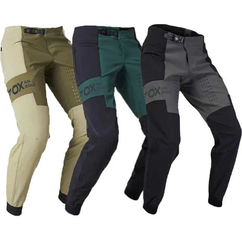 2024 Downhill Bicycle Pants For Defend ATV BMX MTB Off-Road UTV Motorcycle Enduro Riding Pants MX Moto Quick Drying Pants Y240921