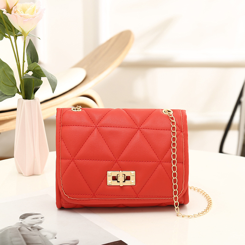 Grid Patterned Bag Designer Small Square Bag Womens Crossbody Bag Simple Style Shoulder Bag Ladies Small Bag Classic Chain Handbag DPD2409215