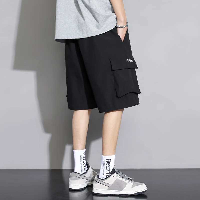 Mens Fashion New Cargo Shorts Casual Big Pockets Versatile Summer ShortsX240921