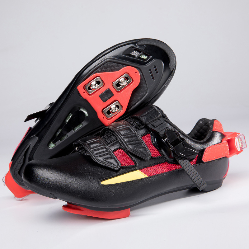 ddmytiger Large size couple fashionable casual outdoor anti slip breathable shock-absorbing bicycle road lock shoes C ddmythur