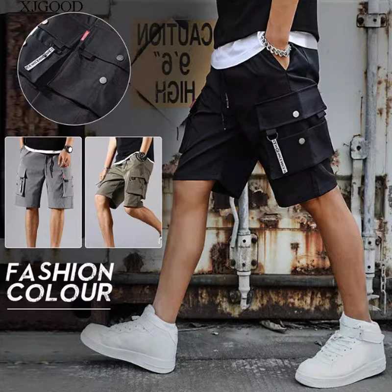 Cargo Shorts Mens fashion summer ins casual pants students trend port wind pantsX240921