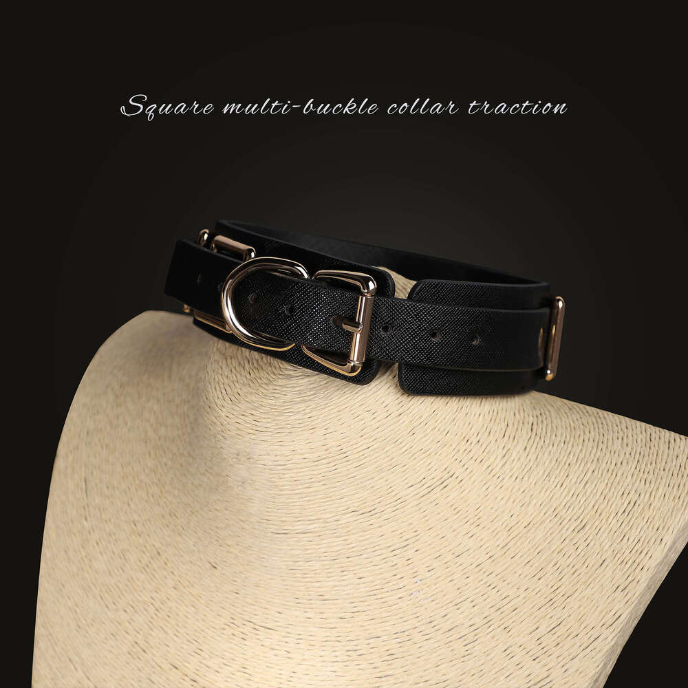 Sex toys SM props New creative multi button sex collars SM tuning traction collars Alternative adult products