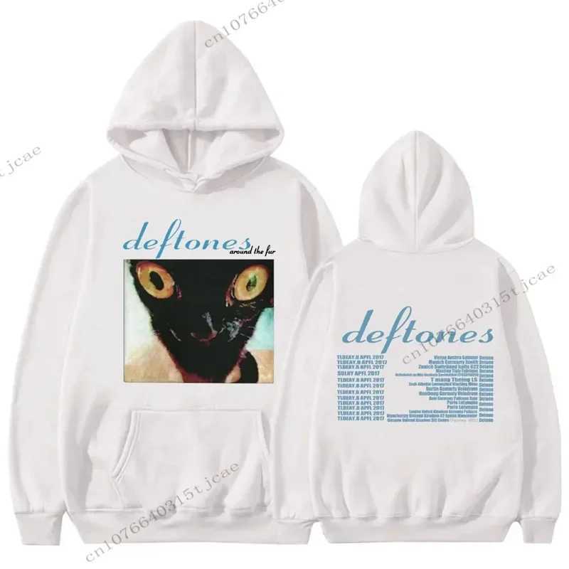 Deftones Hoodie Womens Fashion Hoodie Womens Sweater Mens Hoodie Hop Sweatshirt Mens Coat Shakur Mens Clothing Rap Singer W240921