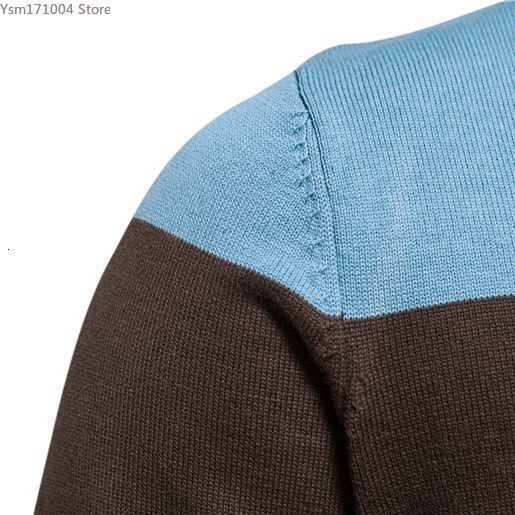 Solid Color Basic Business Casual Zipper Knitted Cardigan High-Quality Men's Knit Sweater Mens Clothes