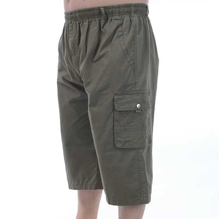 2023 Summer Fashion Casual Loose and Comfortable Mens Clothing High Waist Oversized Trend Spliced Pocket Handsome Cargo PantsX240921