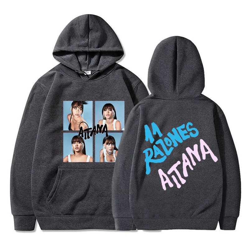 New Aitana Ocana Hoodie Winter Fleece Mens Top Autumn Neutral Sportswear Harajuku Cotton Zipper Casual Street Wear W240921