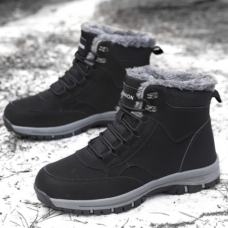 Men's Snow Women's Platform Plus Sneakers Fashion Waterproof Casual free shipping Outdoor Shoes Winter Fur Warm Ankle designer boots Big Siz