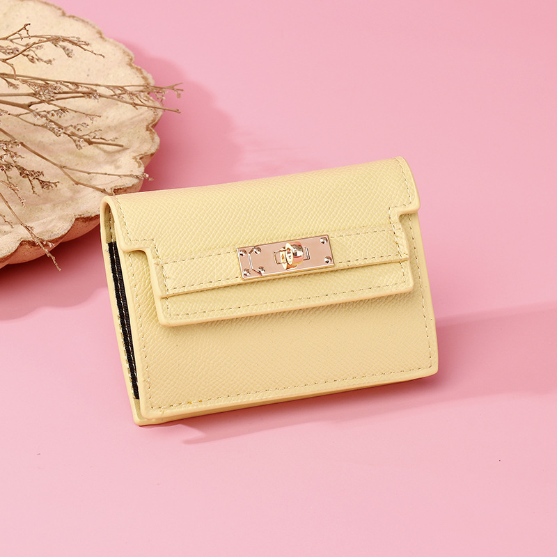 New Designer Compact Women's Wallet Anti Demagnetization Multi Slot Premium Sensory Card Bag 2025 Free Shipping