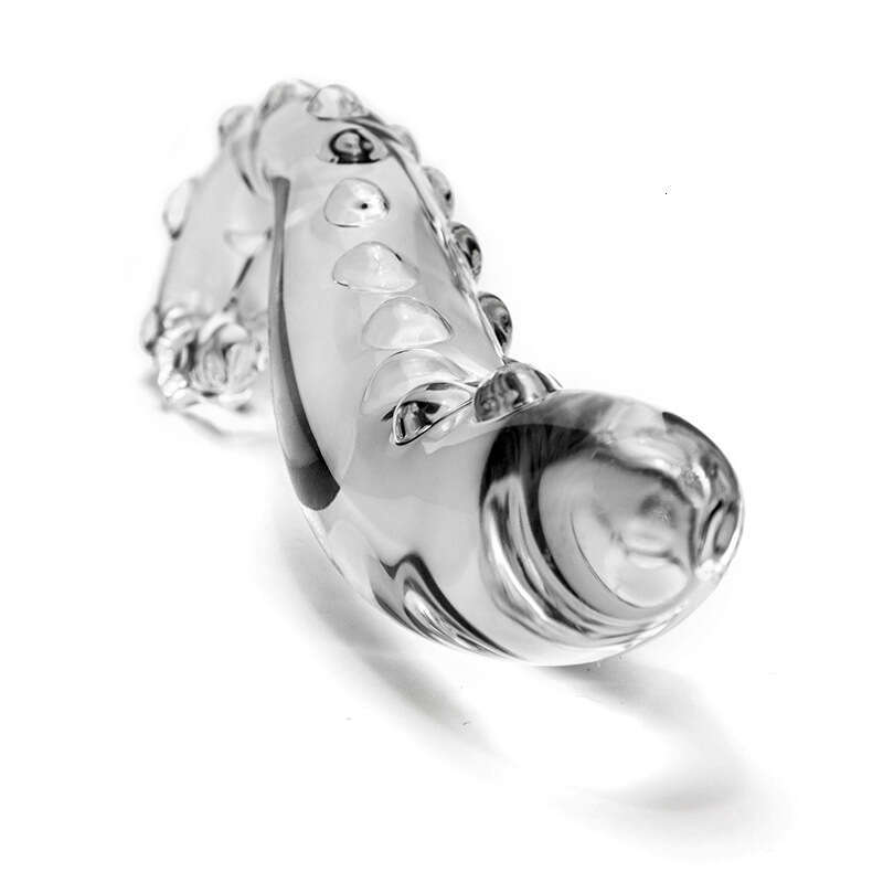 SM prop glass crystal dildo for men, heated simulation masturbator for women, anal plug for women, sex toy