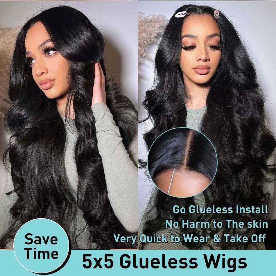 220% Transparent HD Body Wave 5x5 Closure Remy 30 40 Inches 13x6 Front Human Hair Wigs 13x4 Lace Frontal Wig