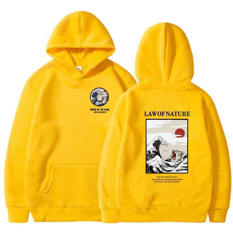 Letter number pattern mens hoodie fashion hip-hop latte hoodie O-neck street sports sweatshirt pocket wool hoodie W240921