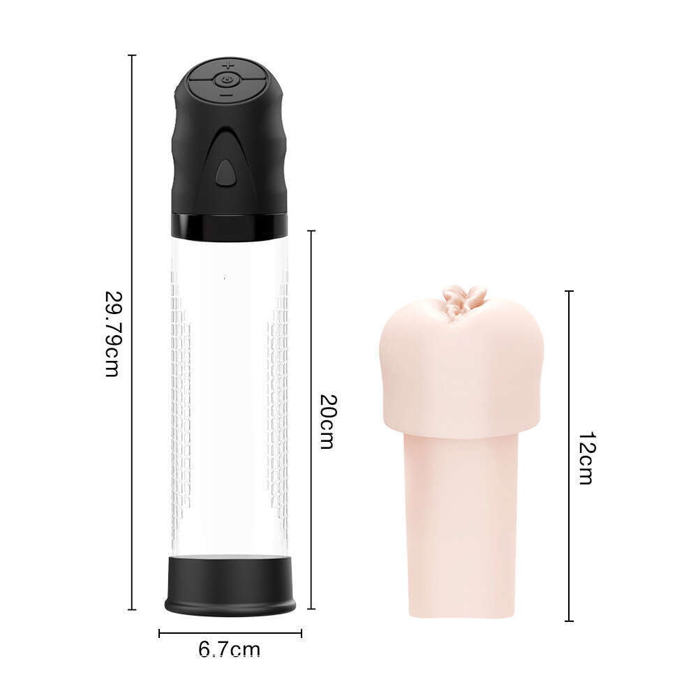 Foreign trade negative pressure exercise machine, men's airplane cup, adult products, pencil pump
