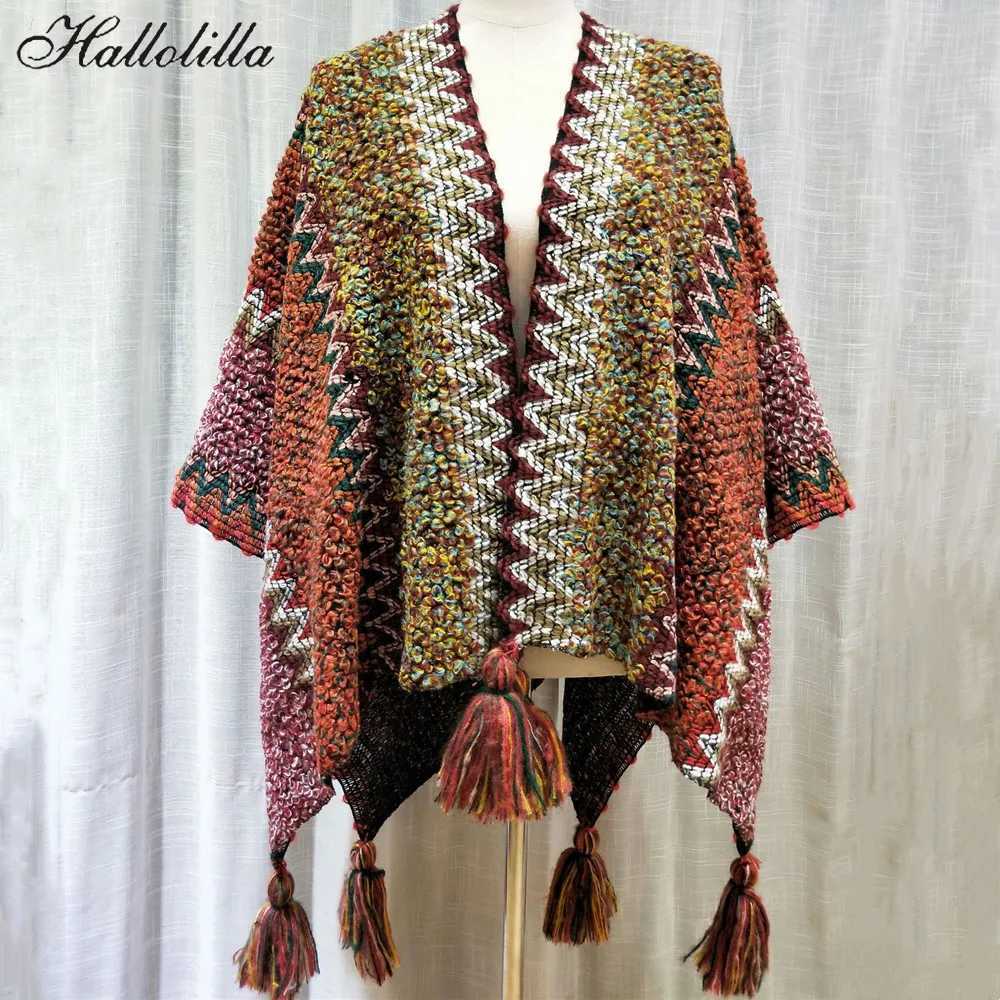 Casual Knitted Open Collar Shawl Womens Jacket Clothing Bag Fashion Shawl Elegant Winter Raincoat Coat Womens Sweater Parachute W240921
