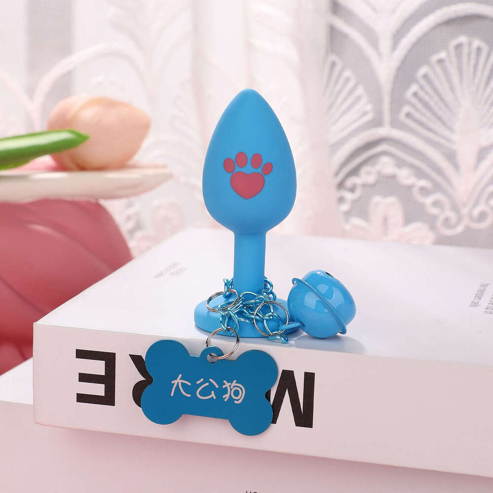SM Sex Props Silicone Anal Stopper Hanging Bell Rear Court Development Execution Tool Little Female Dog Cat Claw Anal Stopper Alternative Sex Products
