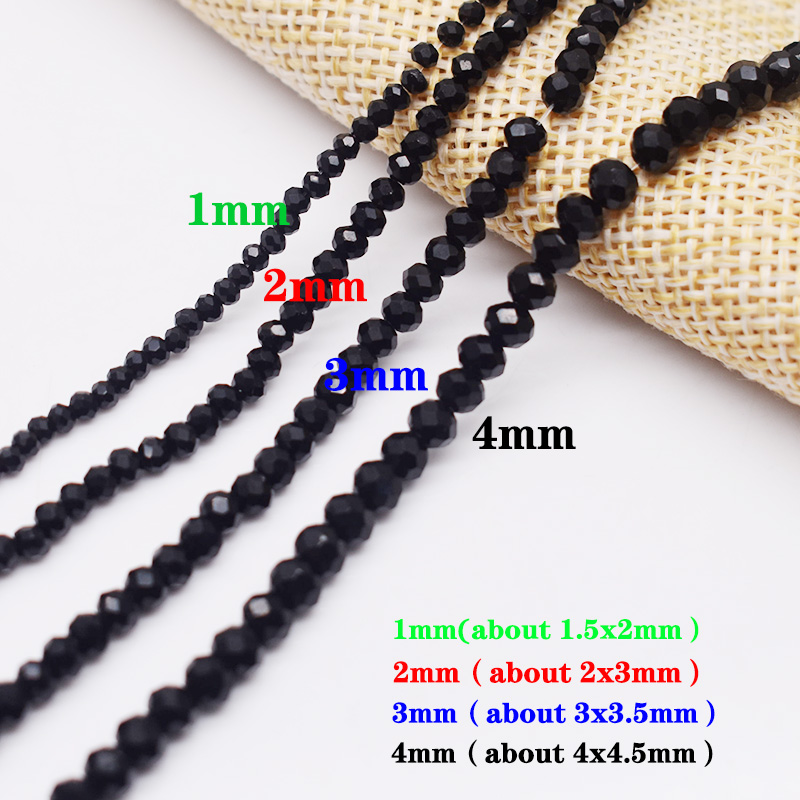 17 Colors 100g/lot 3 4 6 8mm Rondell Austria Faceted Crystal Beads Round Glass Beads Loose Spacer Beads for Jewelry Making DIY