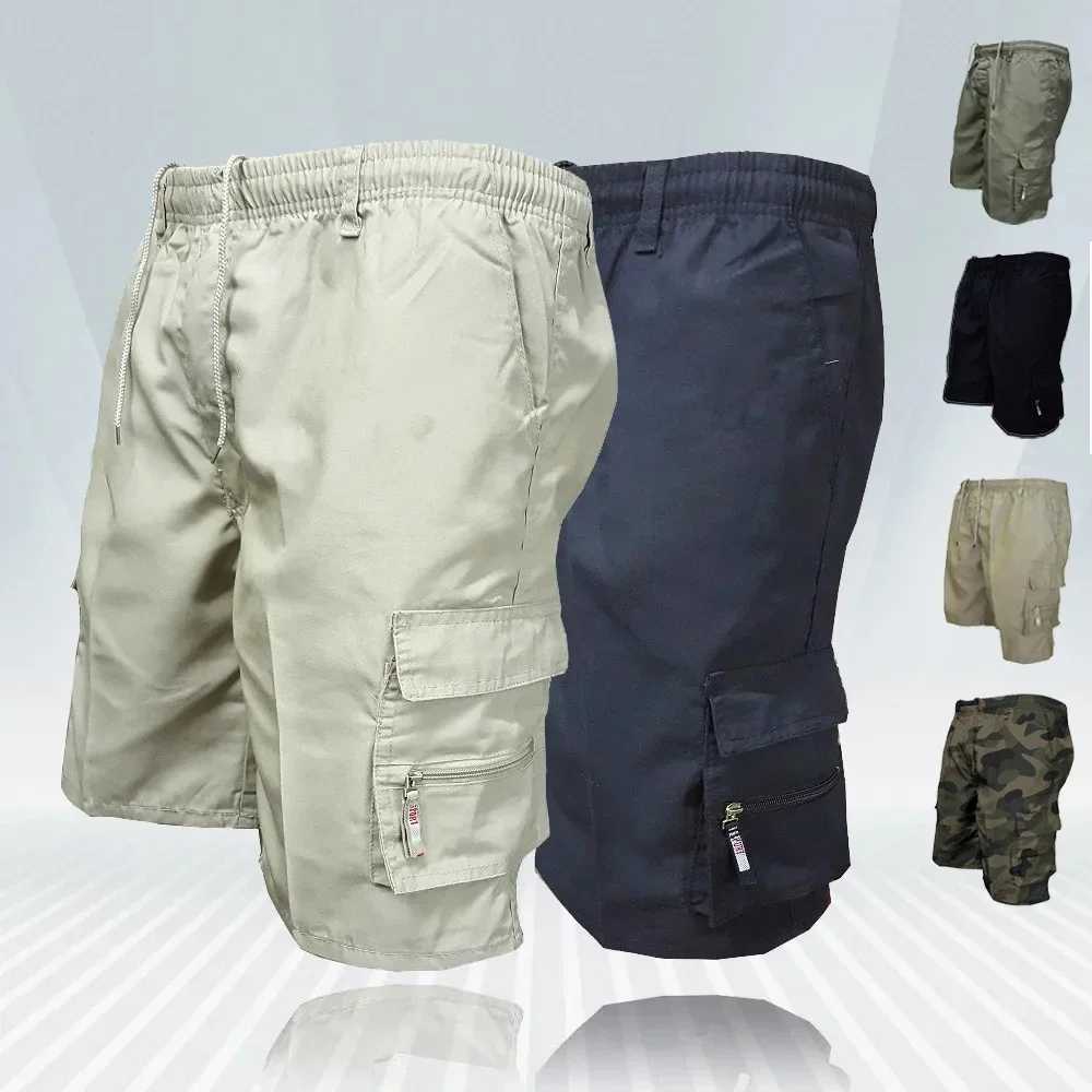 Mens Military Cargo Shorts Summer Tactical Short Pants Fashion Casual Big Pocket Sports Jogging Slacks Cargo Workout TrousersX240921