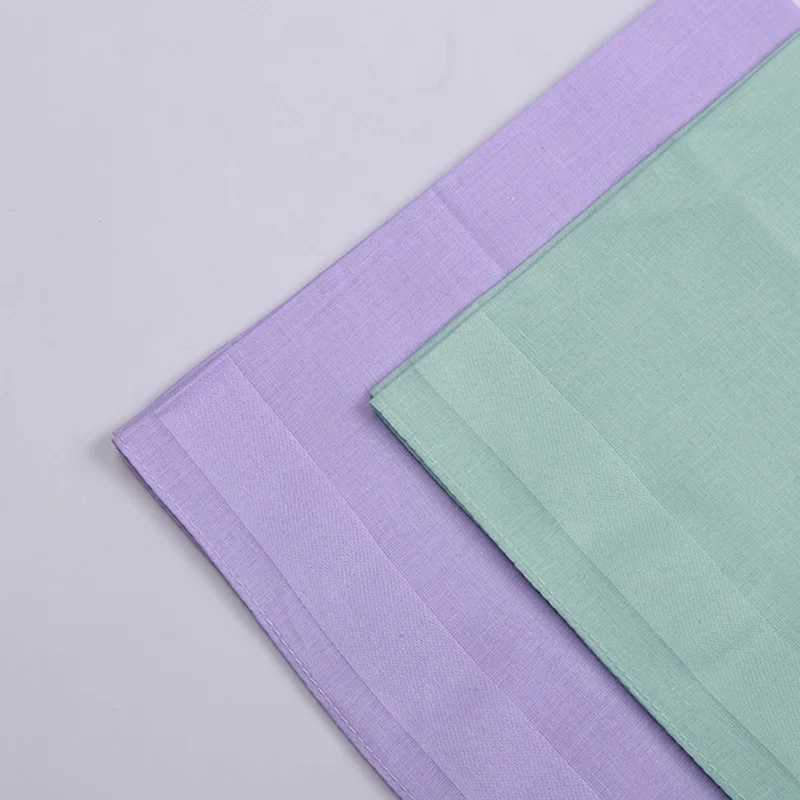 10 candy colored handles solid square handles mixed colors pure cotton comb handles 40 X 40cm W240921