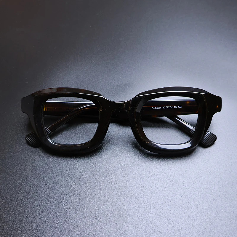 Handmade Vintage Acetate Glasses Frame For Men Retro Eyeglasses Frame Women Eyewear Myopia Prescription 240914