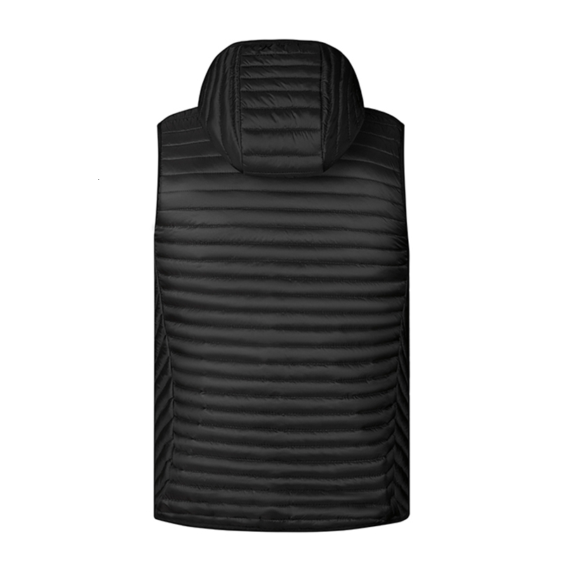 2023 Winter New Men Warm Hooded Sleeveless Mens Windproof Waterproof Casual Waistcoat Autumn Thicken Vest Jacket Man