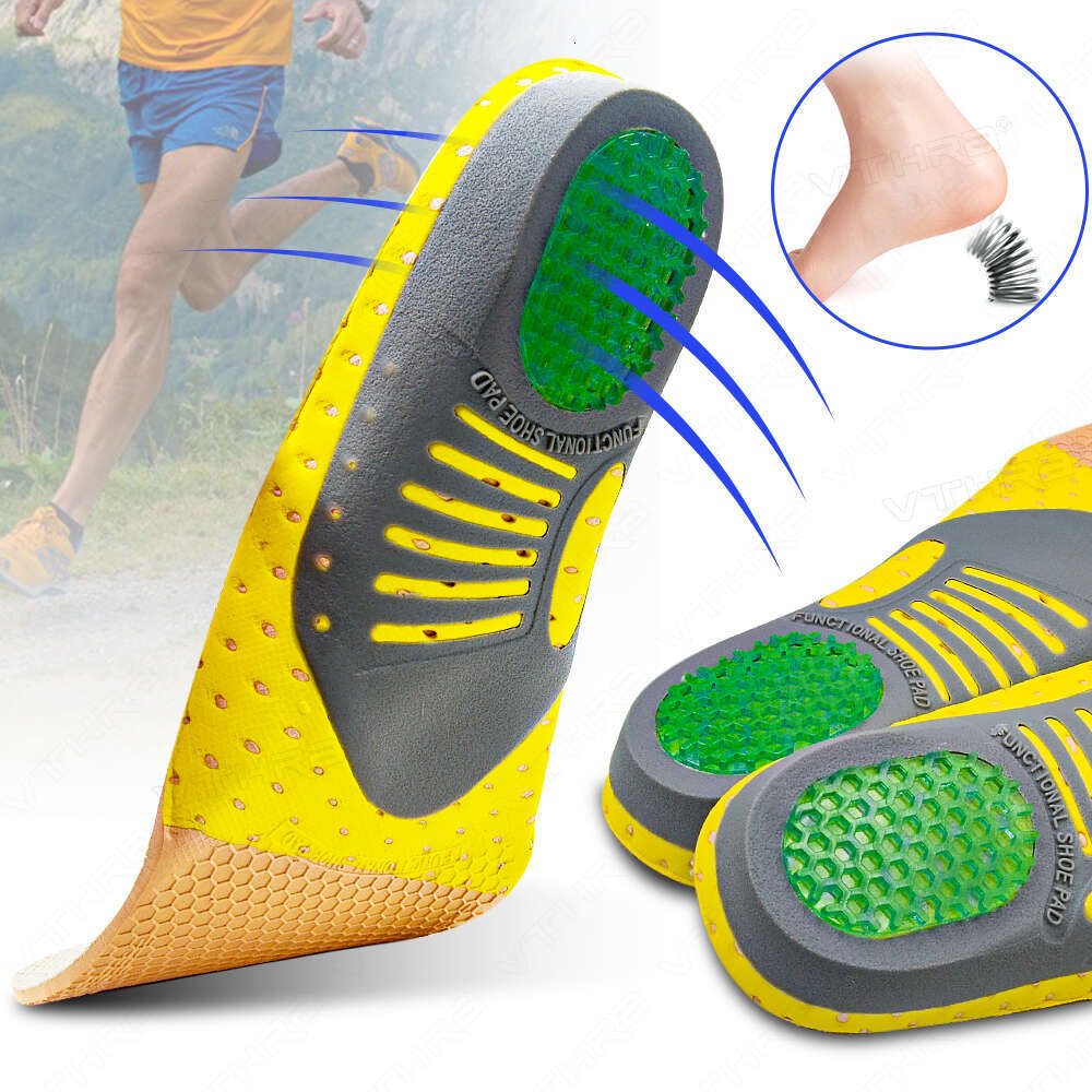 Krolik Orthotic Gel Insoles For Sneaker Orthopedic Flat Cushion Insert Arch Support Pad Foot Pain-relieving Man Women