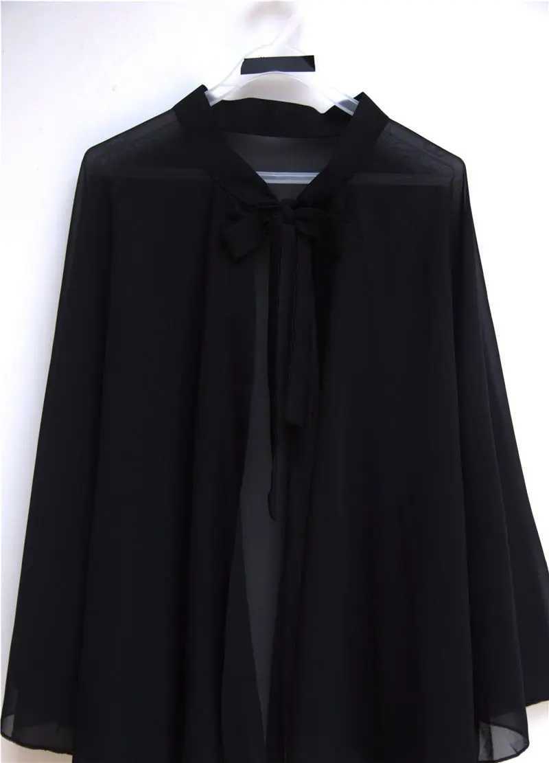 2021 Womens Summer Short sleeved Antique Coat Chinese Chiffon Sunscreen Clothing Retro Outdoor Shawl Hanfu Womens Open Top zh764 W240921