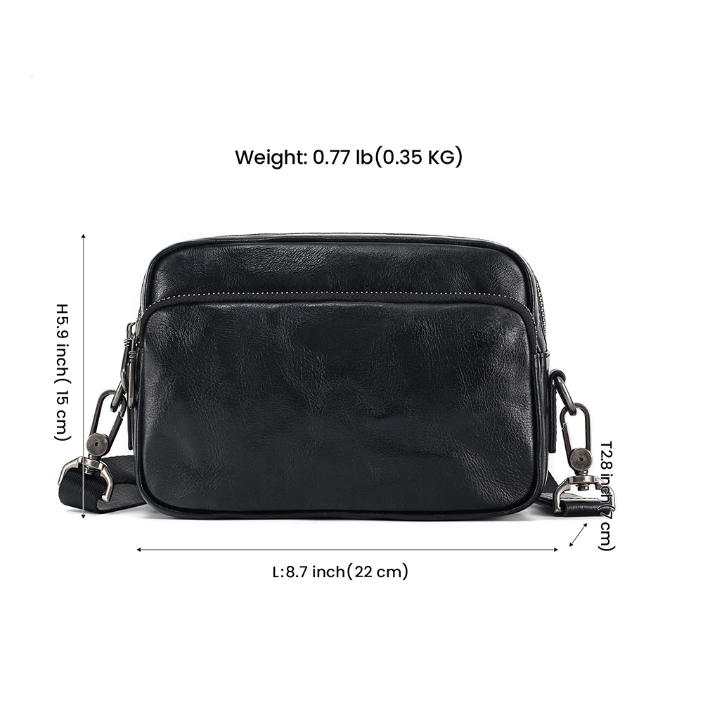 JOYIR Genuine Leather Male Casual Messenger High Quality Men's Small Shoulder Bag Men Simple Style Satchel Bags New