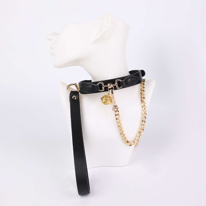 Sex toys SM props Female slave training Traction collar High end bell Sex collar Alternative adult products