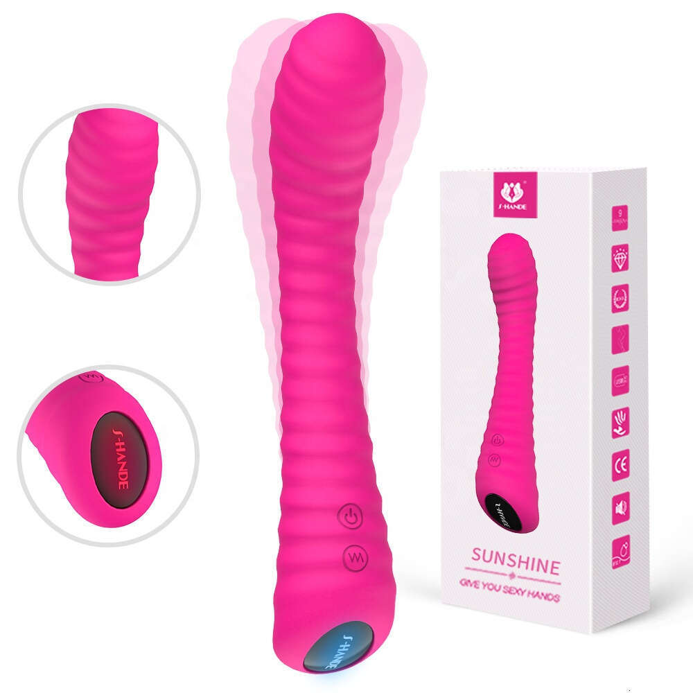 Sihande SHD-S026 Sunshine Multi frequency Vibration Female Masturbator Simulation Male Silicone Fairy Stick