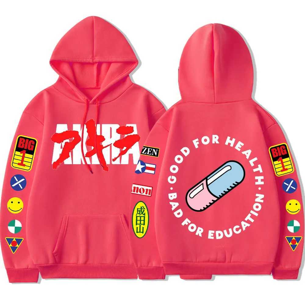 Akira Mens and Womens Hoodies Printed Fashionable Mens and Womens Fashionable Sportswear Autumn and Winter Hoodies W240921