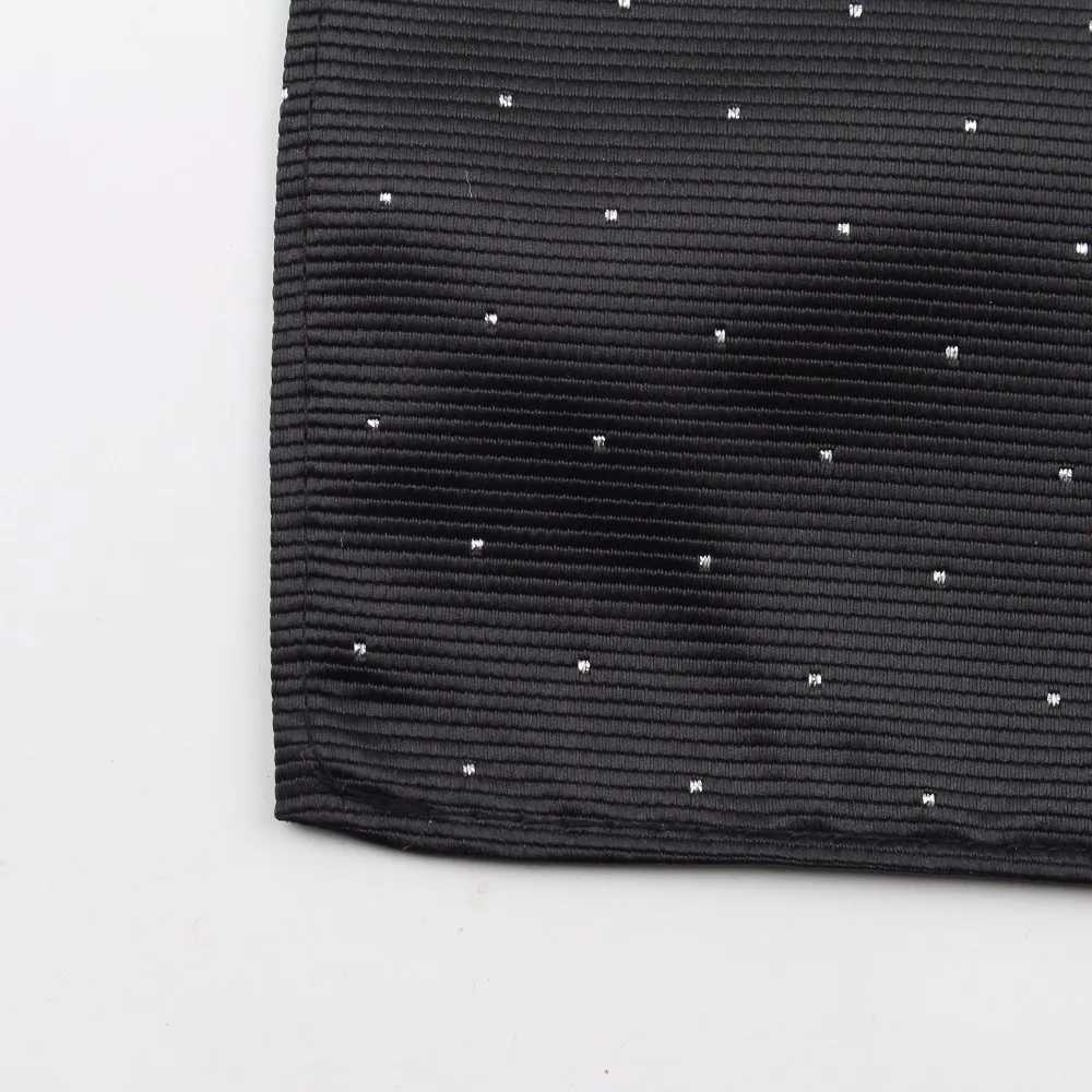Vintage Fashion Party Mens Handkerchief Star Silver Point Groomsmen Men Pocket Square Hanky 22*22cmX240921