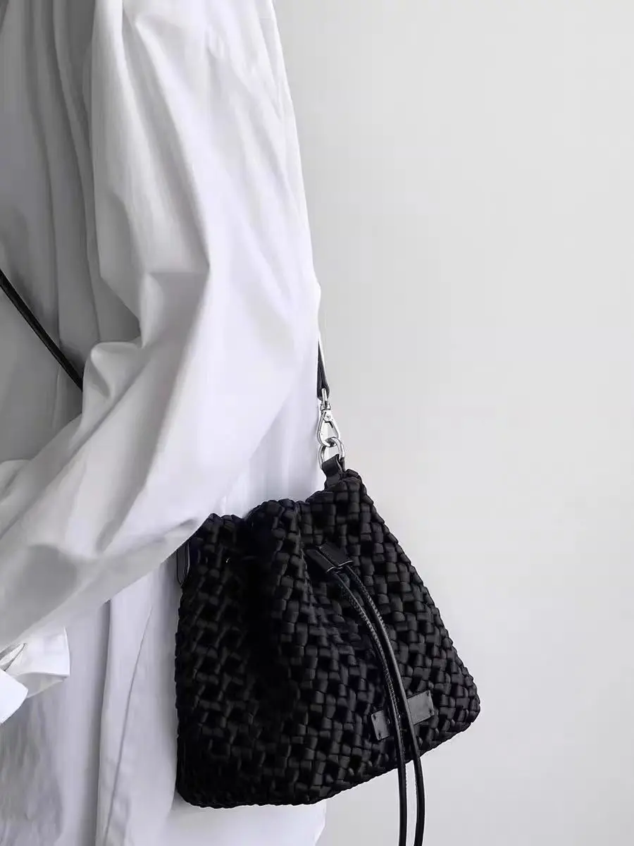 Designer Hollow Handbag Bags Original Women Bag TLXT High Quality Hand Woven Bucket Bag Youth Women's Tote Crossbody Bag