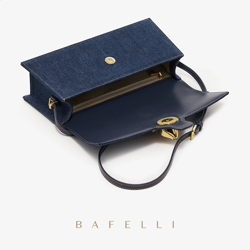 BAFELLI CAT Womens Bag y Fashion Retro Style Cowboy Trendy Shoulder Strap 240919
