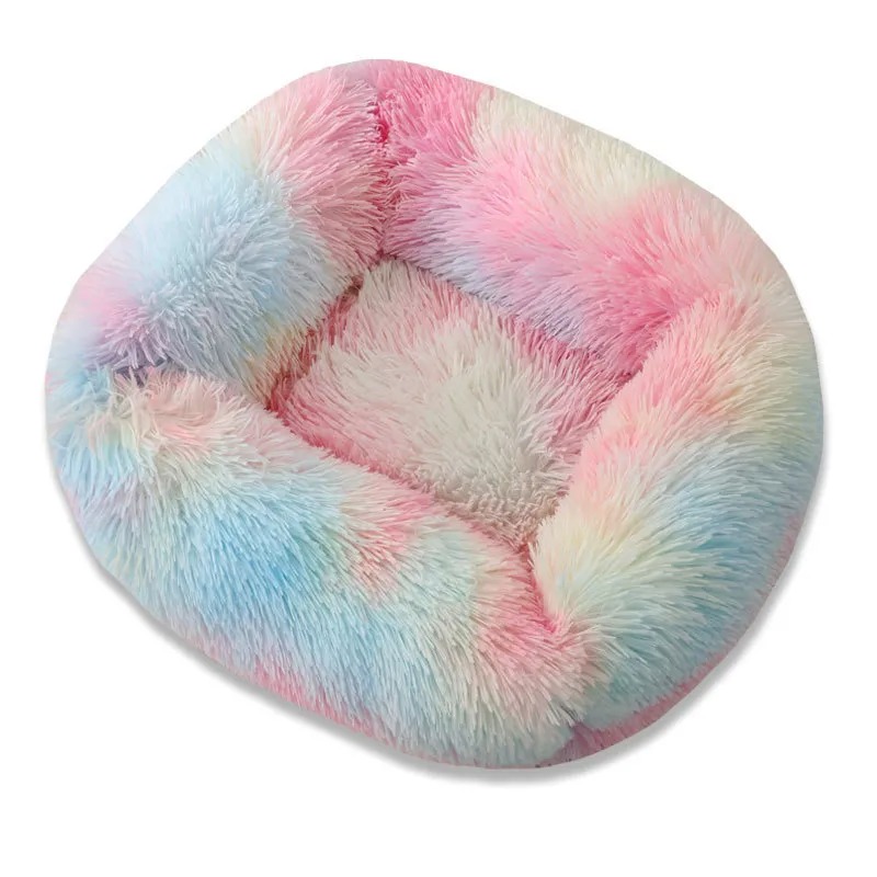 Super Soft Dog Plush Cat Mat Cats Nest For Large Dogs Bed Labradors House Round Cushion Pet Product Supplies