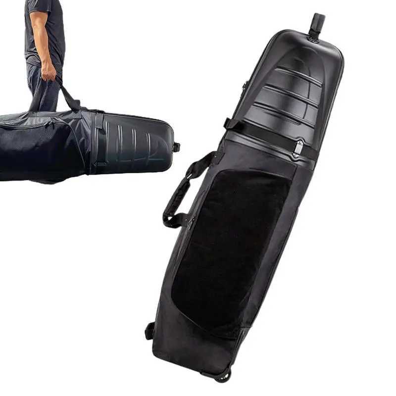 Hard shell golf aviation bag cover with wheels standard golf bag protective cover golf club storage bag W240921