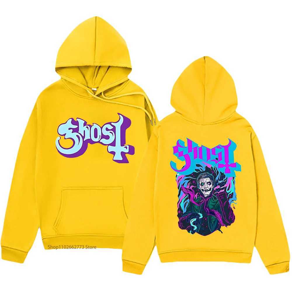 Ghost Band Hoodies Music Printed Sweatshirt Womens/Mens Winter Fashion Pullover Manga Long Sleeve Top High Heels W240921
