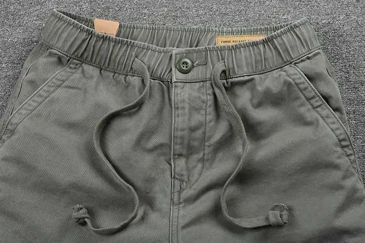 Mens Casual Cargo Shorts Outdoor Sports Half Pants Bermuda Shorts American Style Streetwear Breathable Comfortable Shorts GreyX240921