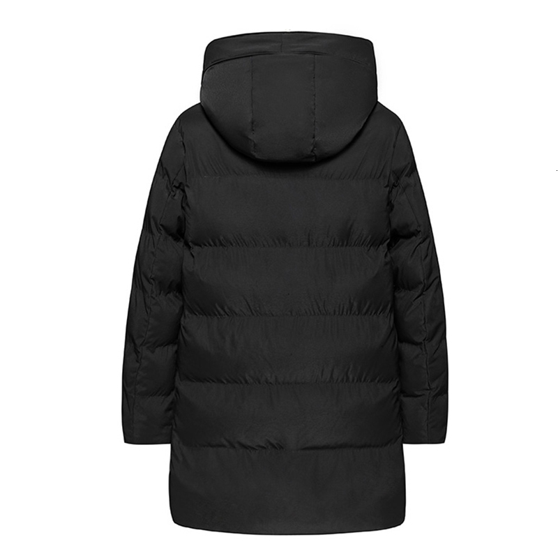 8Xl Winter Men Fashion Solid Hooded Long Parkas Jacket Coat Mens Warm Thick Waterproof Big Size Casual Outwear Male