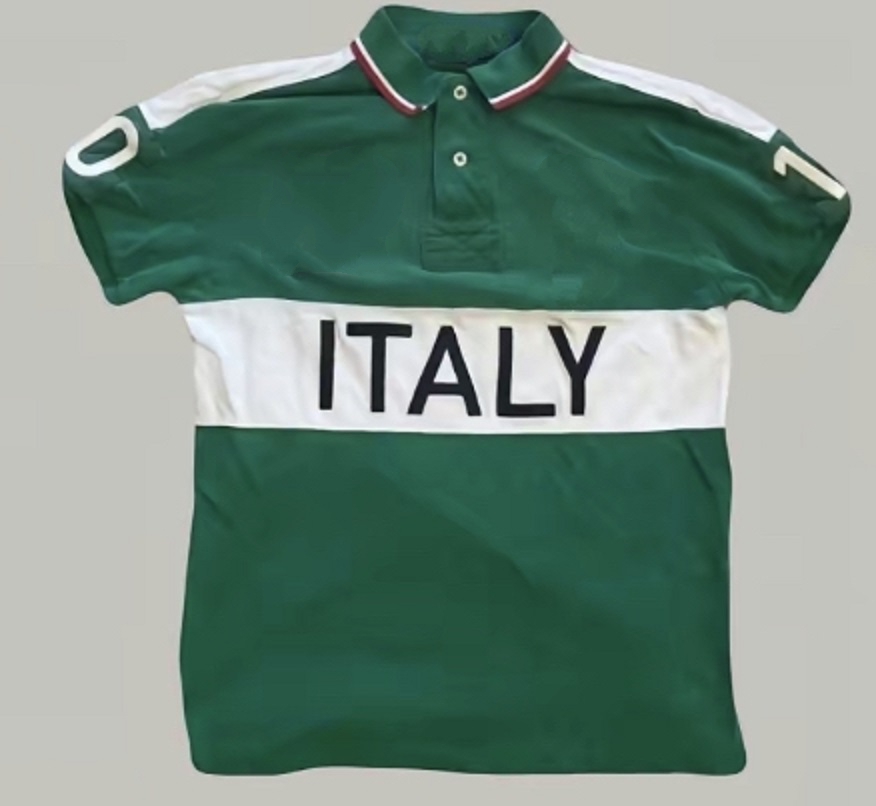 Europe and America PARIS Short sleeved shirt men's T-shirt city version 100% cotton embroidery men's S-5XL