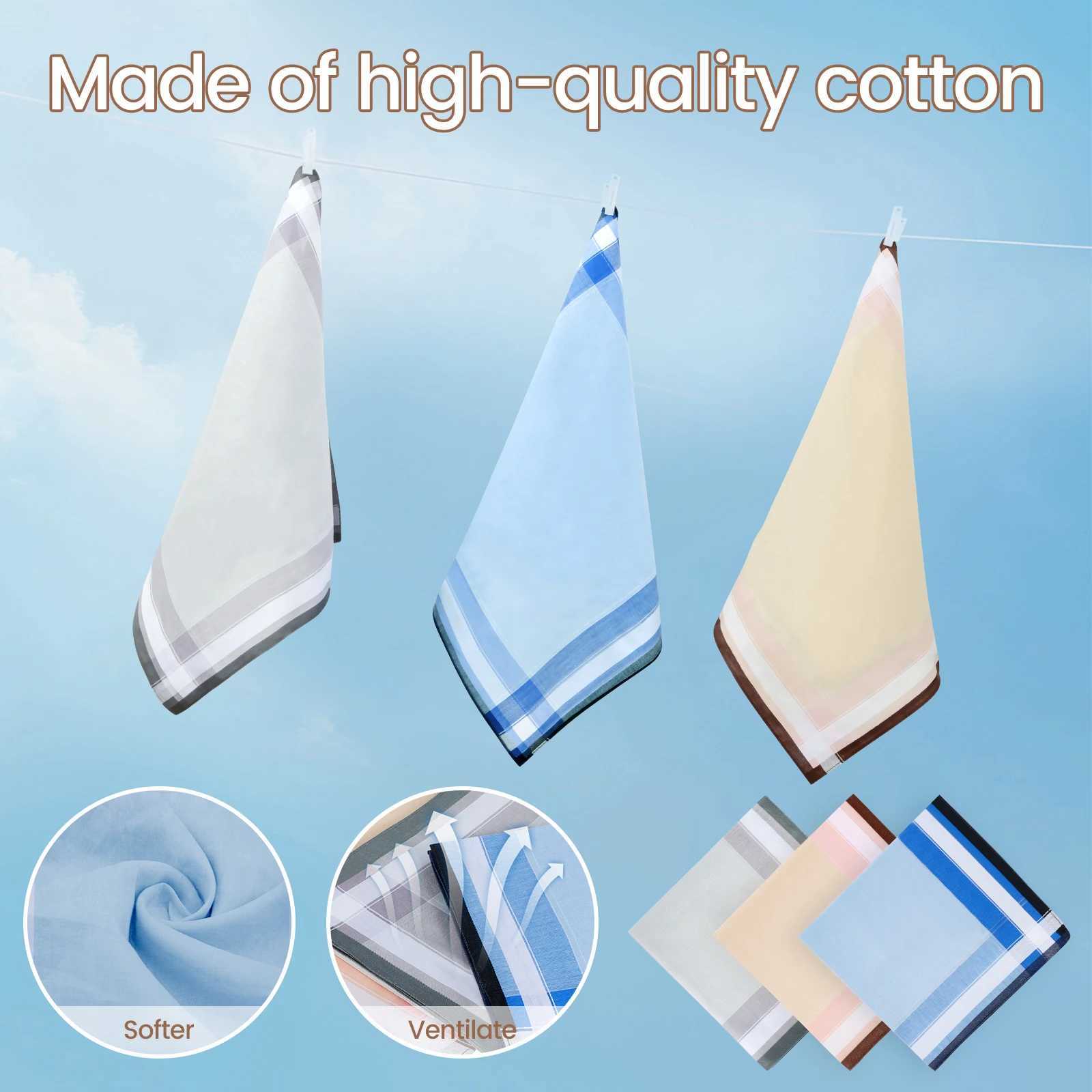 10-24 handheld towels with multi-color plain weave mens retro pocket cotton towels used for wedding party business W240921