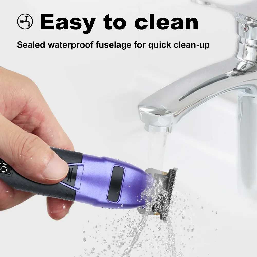 Hair Clipper Electric Hair Trimmer for Men Wireless Barber Trimmer Electric Shaver Professional Mens Hair Cutting Machine M240921