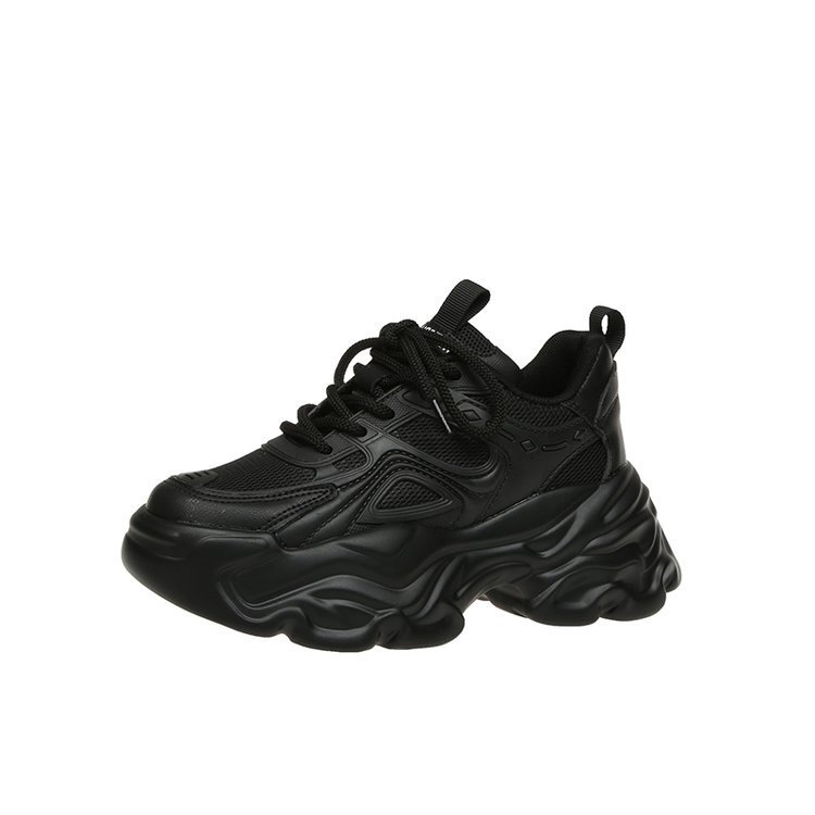 ddmytiger Small and thick soled dad for women new autumn ins trend 7cm height increasing sports running shoes