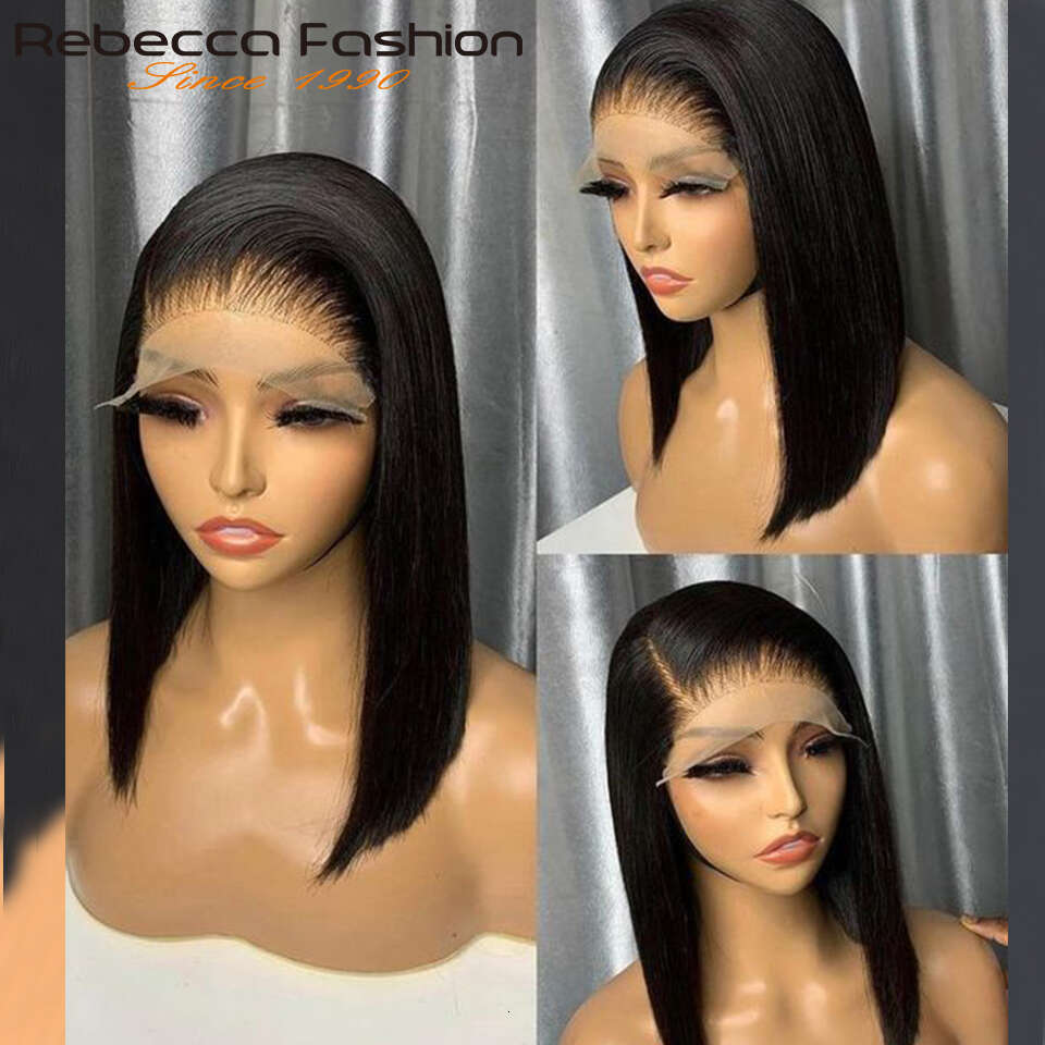 Wigs for Women Straight Side/Middle Part Lace Wig Brazilian Human Hair Ready To Wear Perruque Cheveux Humain