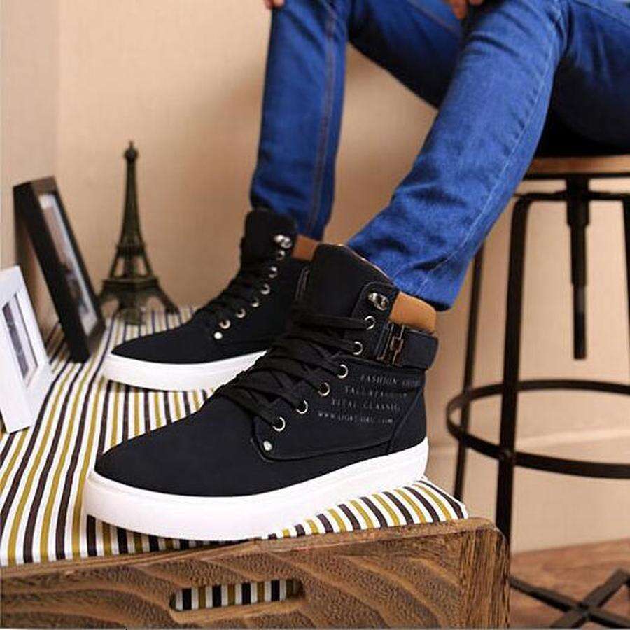 New Arrival Men's Casual Shoes Spring/Autumn Top Sneakers High Quality Retro Fashion Men Boots atillas Hombre