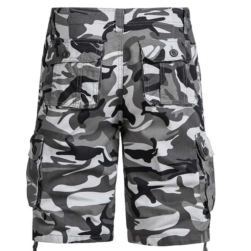 2024 New Summer Camouflage Cargo Shorts Men Jogger Fashion Multi-pockets Cotton Casual Fifth Pants Sports Men Shorts MY938X240921