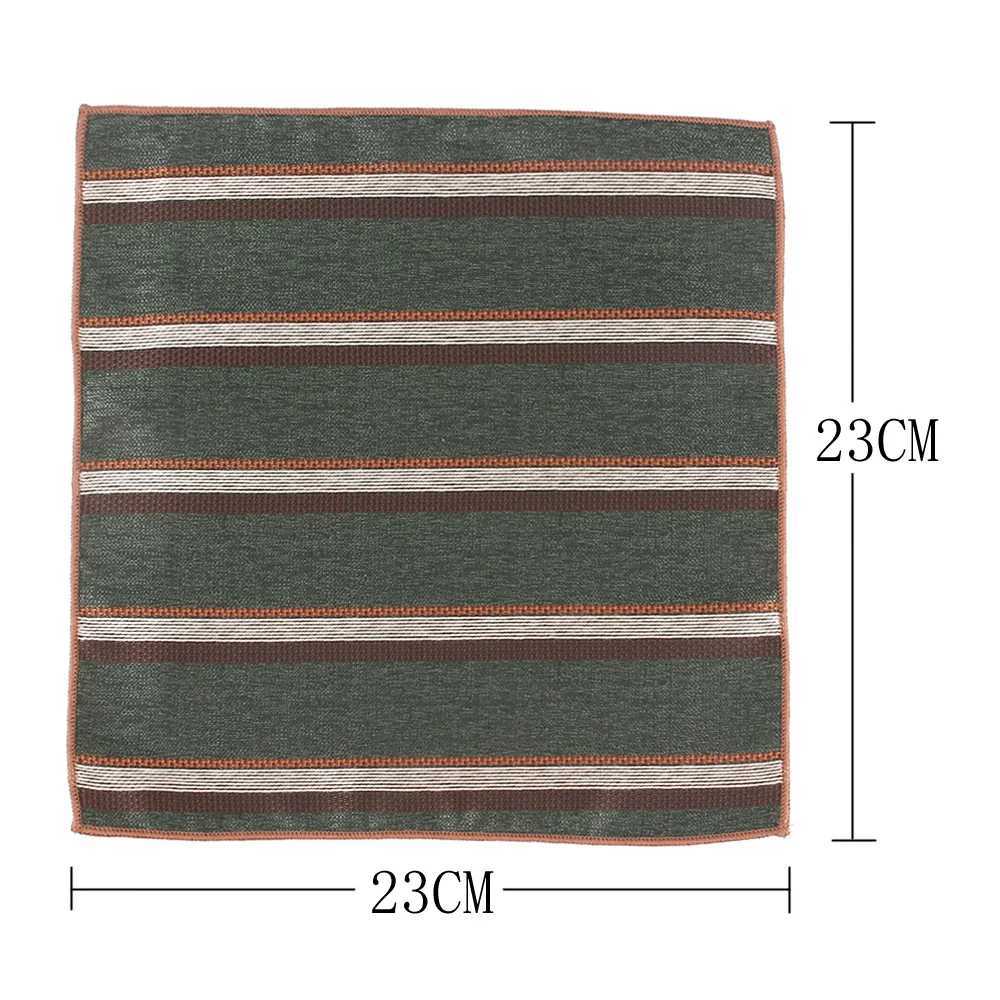 NEW Striped Pocket Square For Men Women Floral Chest Towel Hanky Gentlemen Hankies Mens Suit Handkerchief Pocket Towel GiftsX240921