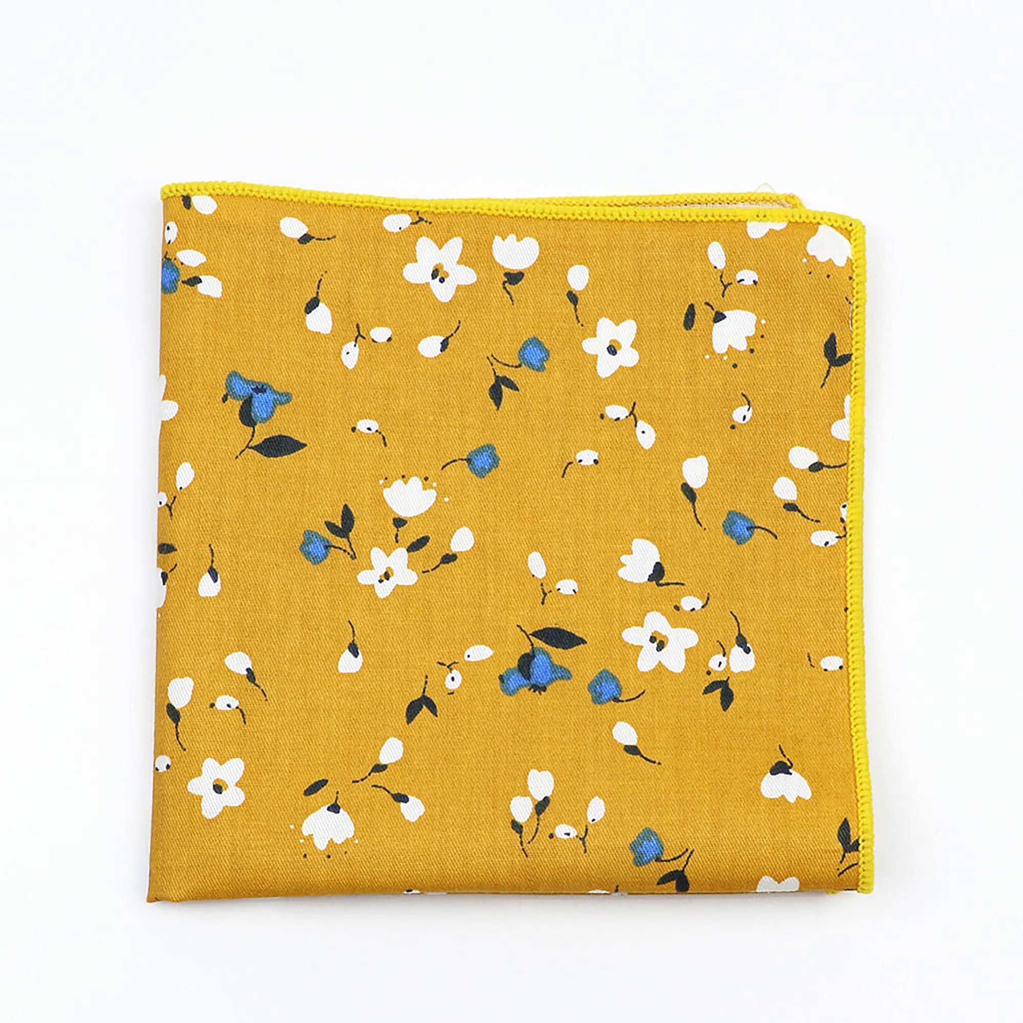 24cm Width Family Kids Handkerchief 100% Cotton Print Cartoon Dog Duck Flower Scarves Hankies Casual Pockets SquareX240921