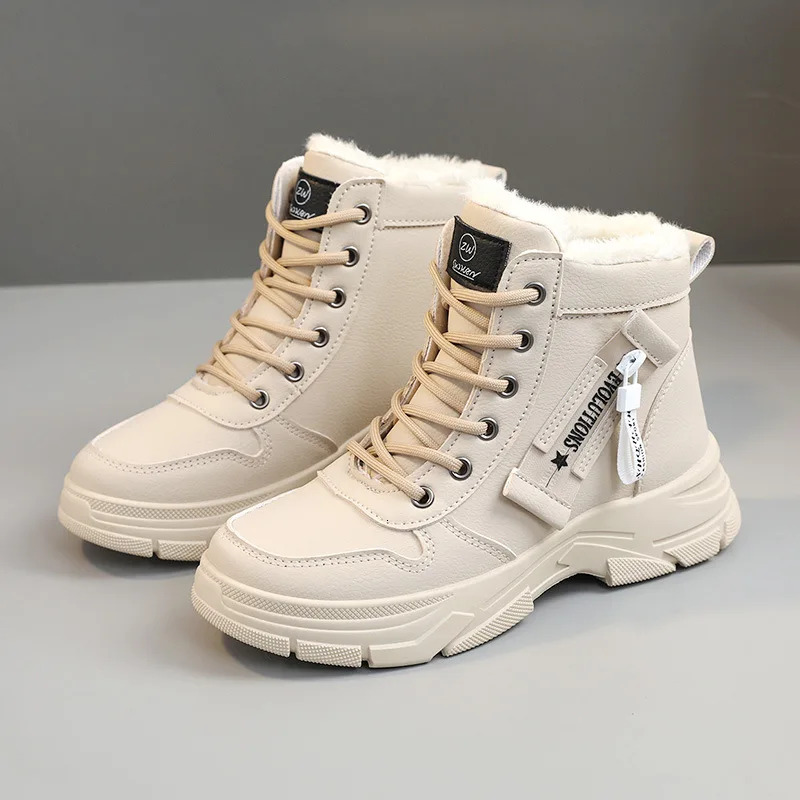 Winter Snow for Women Casual High-top Shoes Warm Womens Sneakers Platform Ankle Boots Plus Size 42 atillas De Mujer New